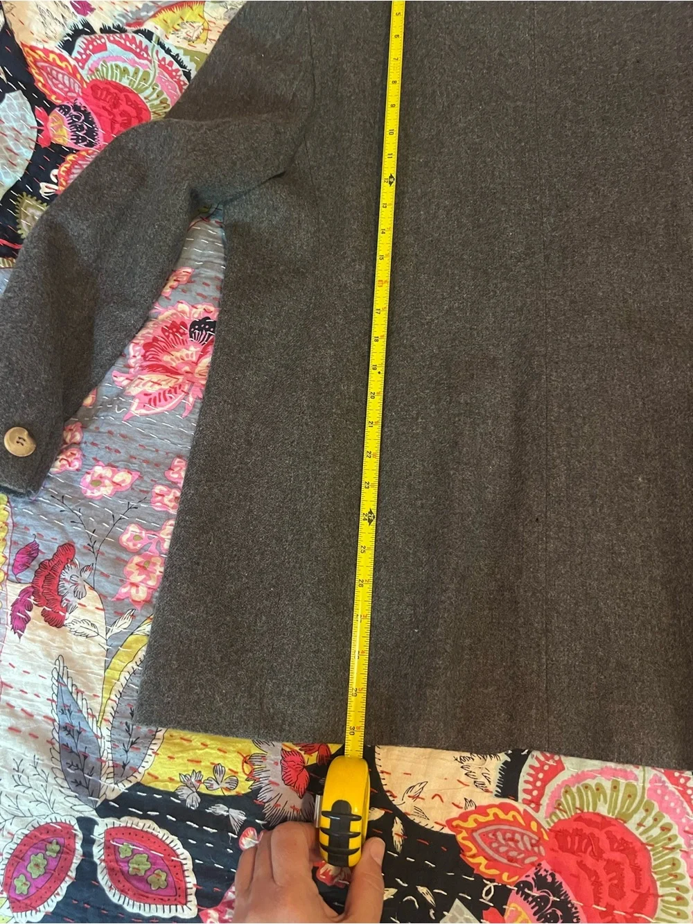🖤 Vintage 90s Power Blazer Oversized Wool Shoulders Size 14/16 Office Siren